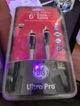 24502 GE Ultra Pro Subwoofer Cable Audio