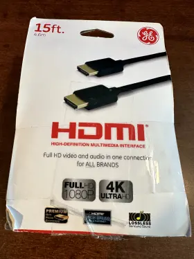 33576 GE Hdmi Cable Ethernet