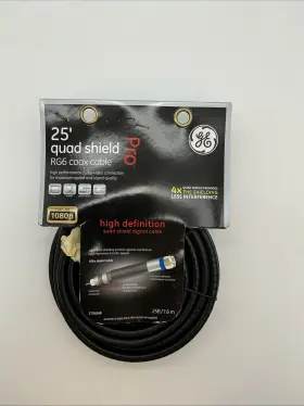 37666 GE Qaud Shield Coax Cable