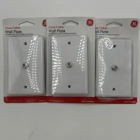 40050 GE Pack Coax Cable Wall Plate Screws