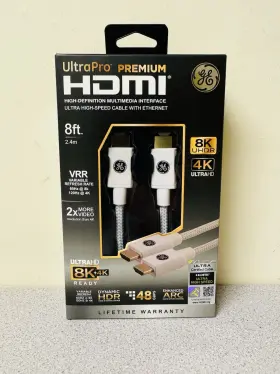 50426 GE Hdmi Cable Uhdr Ultra High