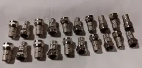 51220 GE Pack Male Twist Connectors Coaxial Coax Antenna