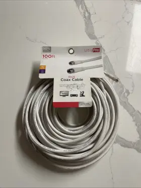 52156 GE Ultra Pro Interior Exterior Weatherproof Coax Cable
