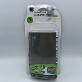 Ge 83294 Audio/video And Game Switch For 4 Devices New / Sealed Ge 83294 Audio/video And Game Switch For 4 Devices New / Sealed