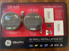 87710 GE Ultra Pro Hdtv Theater Hdmi Wall Mount Kit #2