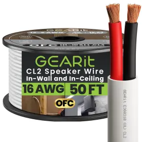 769272820944 GEARIT Speaker Wire Feet Gauge Wall Audio 769272820944 GEARIT Speaker Wire Feet Gauge Wall Audio