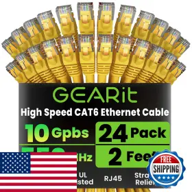 B00XIFUTPU GEARIT Cat Ethernet Patch Cables