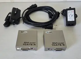 Gefen Ext-dvi-1cat6s Dvi Over 1 Cat6 Extender Sender And Receiver Units