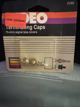 Gemini Cv82 Terminating Caps 75-ohm Signal Loss Covers