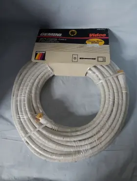 Gemini W6u50c 50 Feet Coaxial Cable With F Connectors Brand New Gemini W6u50c 50 Feet Coaxial Cable With F Connectors Brand New