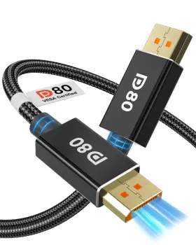 G-DP80C-2M GEOHN.G Displayport Cable Vesa Feet