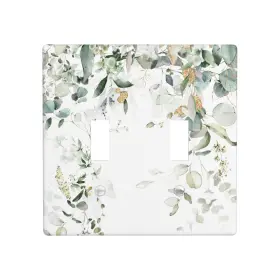 MB-11JD-593690252 GIINLY Watercolor Double Light Switch Cover