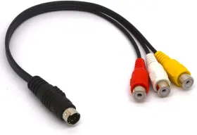 313035121122 GLHONG Pin Video Rca Female Tv Adapter Cable