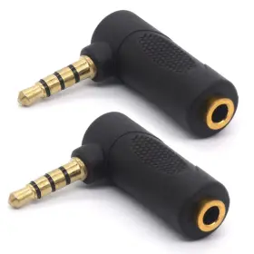 727523110732 GLHONG Headphone Adapters Right Angle Trrs Male