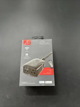50029 GLOBE ELECTRIC Grounded Wi Fi Smart Power Plug Adapter