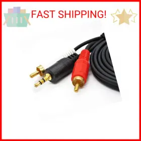 35RCA-5F GNS Rca Male Stereo Audio Adapter Cable