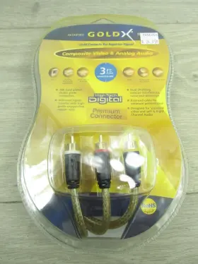 GXAV-YLR-03 VIDEO Analog Audio Cable Hdtv Dvd Vcr Satellite #2