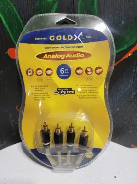 GVAX-LR-06 GOLDX Analog Audio Cables High End Stereo