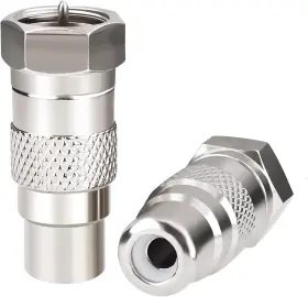 313111590590 GOUPCHN Atari Tv Adapter Male Rca Female Coax 313111590590 GOUPCHN Atari Tv Adapter Male Rca Female Coax