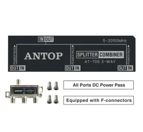 616361919631 GOYMFK Antop Coax Splitter Cable Tv Satellite #2