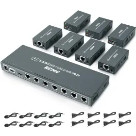 PW-HT226P7-IR GREATHTEK Port Hdmi Extender Splitter Ethernet
