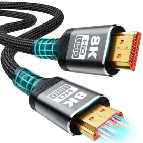 977094030012 GREEN JISS Hdmi Cable Ultra High Braided Cord