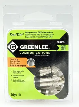 PA9715 GREENLEE Compression Bnc Connectors Quad