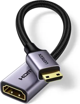 90593 MINI Hdmi Adapter Braided Hdr