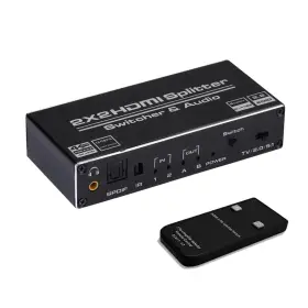 Groza Gozq11 Hdmi Switch 2x2 2 Ports Splitter In Out With Ir Remote Contr Groza Gozq11 Hdmi Switch 2x2 2 Ports Splitter In Out With Ir Remote Contr