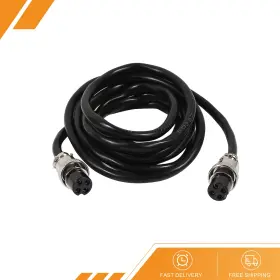 Gryfton 680811068781 Gx16 4 Pins Double Female Head Aviation Socket Connector Electrical Cable 2meter