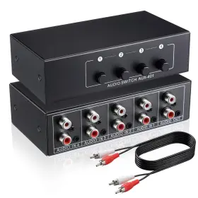 TD-GULFMEW-1839 GULFMEW Rca Audio Switch Box TD-GULFMEW-1839 GULFMEW Rca Audio Switch Box