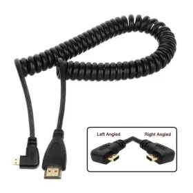 907673543947 HANGTON Micro Hdmi Hdtv Spiral Cable Dslr Cell #3