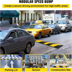 744110392531 HAPPYBUY Feet Rubber Bump Driveway Modular #2
