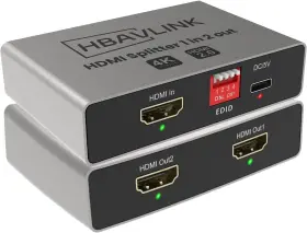 HB-SP102B HBAVLINK Hdmi Splitter Edid Clone Hdr Dolby Atmos