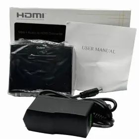 VGA-HDMI-2 HDTV SUPPLY INC Video Audio Converter Adapter Box