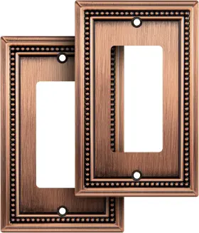 W403-AC-2 HENNE BERY Sunken Pearls Single Decorator Antique