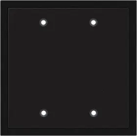 W821-BK-1 HENNE BERY Edge Wall Plate Switch Double Blank