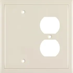 W823-LA-1 HENNE BERY Edge Wall Plate Blank Duplex Light