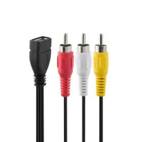 313052351311 HER-LIN-RCA Usb Cable Female Male Phono Lead Tv