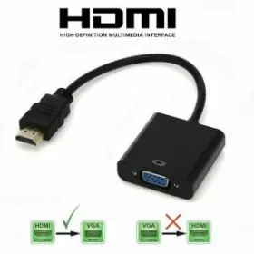 Hdmivga-adptr HEYYBIT Hdmi Vga Adapter Male Female Hdmivga-adptr HEYYBIT Hdmi Vga Adapter Male Female