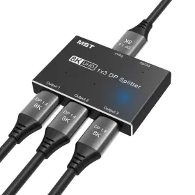 766925765805 HEZOOMS Displayport Splitter Dp Triple Mst