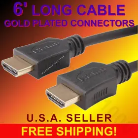 61683 HFT Hdmi Cable Bluray Dvd Hdtv Xbox Lcd Tv