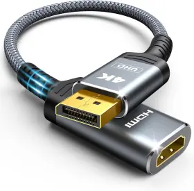Highwings E-dpm-hdm-10f 4k Display Port To Hdmi Adapter Uni-directional Dp 1.2 Computer