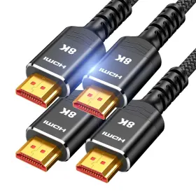 Highwings Hw-bl8k-01 Short Hdmi Cables 1.5ft/0.5m 2-pack 2.1 10k 8k 60hz 4k 120hz Highwings Hw-bl8k-01 Short Hdmi Cables 1.5ft/0.5m 2-pack 2.1 10k 8k 60hz 4k 120hz