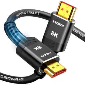 Highwings Ss-6ftcl3-bl-8k 10k 8k Hdmi Cable 6ft 4k 120hz 144hz 2.1 Cord Ultra High Spee Highwings Ss-6ftcl3-bl-8k 10k 8k Hdmi Cable 6ft 4k 120hz 144hz 2.1 Cord Ultra High Spee