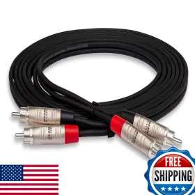 B006H9Z314 HOSA Pro Stereo Interconnect Dual Rean Rca Feet