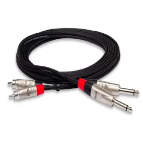 B006H9ZDRI HOSA Pro Stereo Interconnect Dual Rean Ts Rca Feet