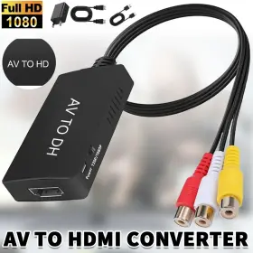 982766713793 IKAUFEN Rca Hdmi Converter Analog Adapter Vcr