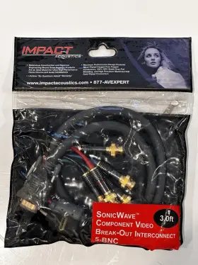 40342 IMPACT ACOUSTICS Vga Bnc Connectors