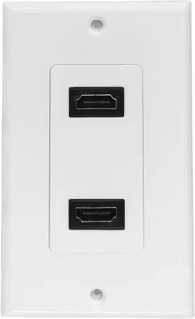 313055851825 HDMI Wall Plate Outlet Panel Theater Socket